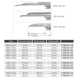 HEINE Classic+ MILLER 00 Fiber Optic Laryngoscope Blade. MPN: F-000.22.119 - Image 4