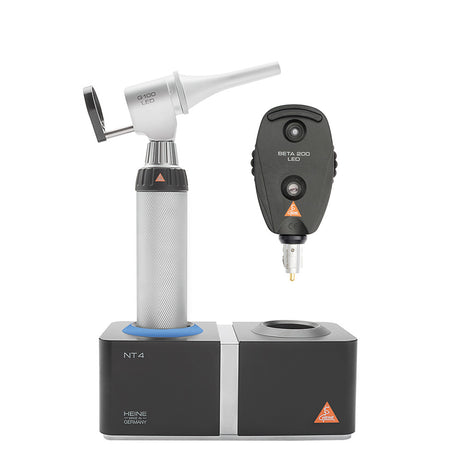 HEINE G100 LED Veterinary Slit Illumination Diagnostic Set, BETA 200 LED Ophthalmoscope, BETA 4 NT Rechargeable Handle, NT 4 Table Charger. MPN: G-148.24.420 - Image 2