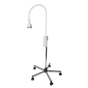HEINE EL3 LED Examination Light with Wheeled Stand & Metal Base. MPN: J-008.27.014