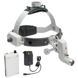 HEINE ML4 LED HeadLight with Headband Professional L / mPack and plug-in transformer. MPN: J-008.31.413