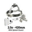 HEINE ML4 LED Headlight Kit, mPack Power Source, S-Guard, HR Binocular Loupe 2.5 x / 420mm. MPN: J-008.31.441