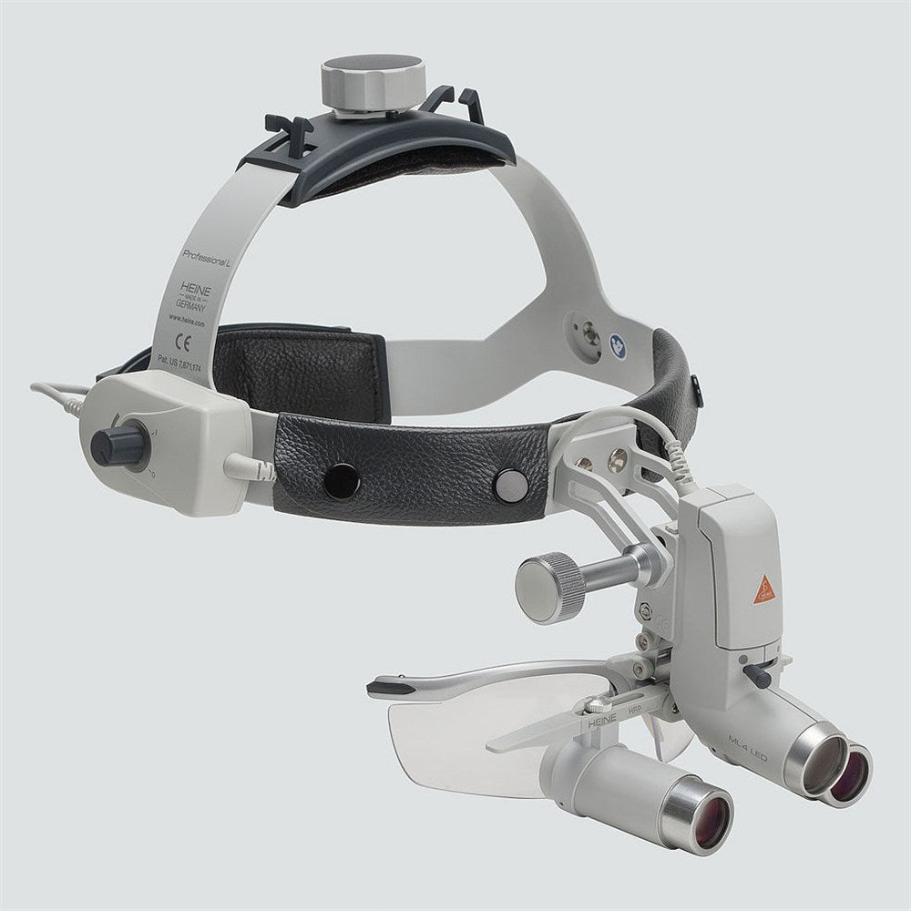 HEINE ML4 LED Headlight Kit, mPack Power Source, S-Guard, HRP Binocular Loupe 3.5 x / 420mm. MPN: J-008.31.442 - Image 5