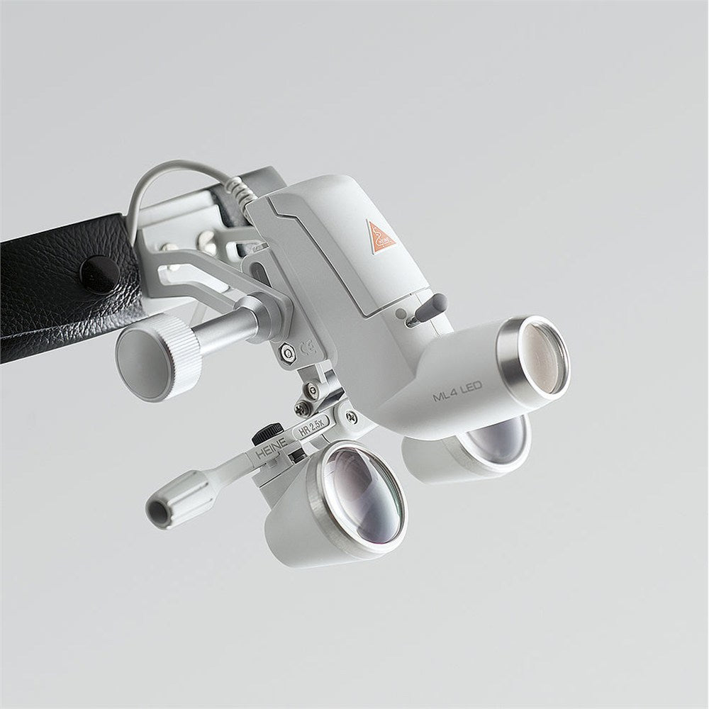 HEINE ML4 LED Headlight Kit, mPack Power Source, S-Guard, HR Binocular Loupe 2.5 x / 520mm. MPN: J-008.31.450 - Image 4