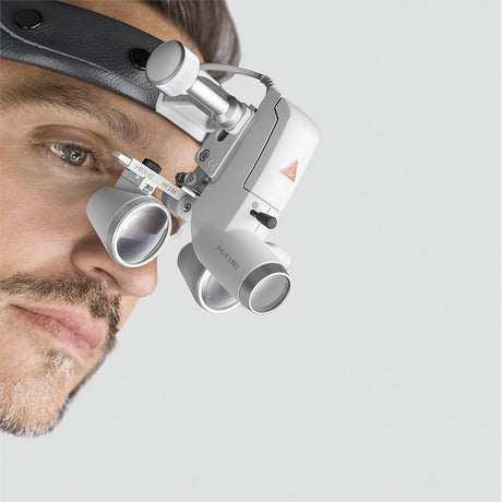 HEINE ML4 LED Headlight Kit, mPack Power Source, HR Binocular Loupe 2.5 x / 420mm. MPN: J-008.31.453 - Image 2