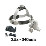 HEINE ML4 LED Headlight Kit, EN50 Unplugged Power Source, HR Binocular Loupe 2.5 x / 340mm. MPN: J-008.31.458