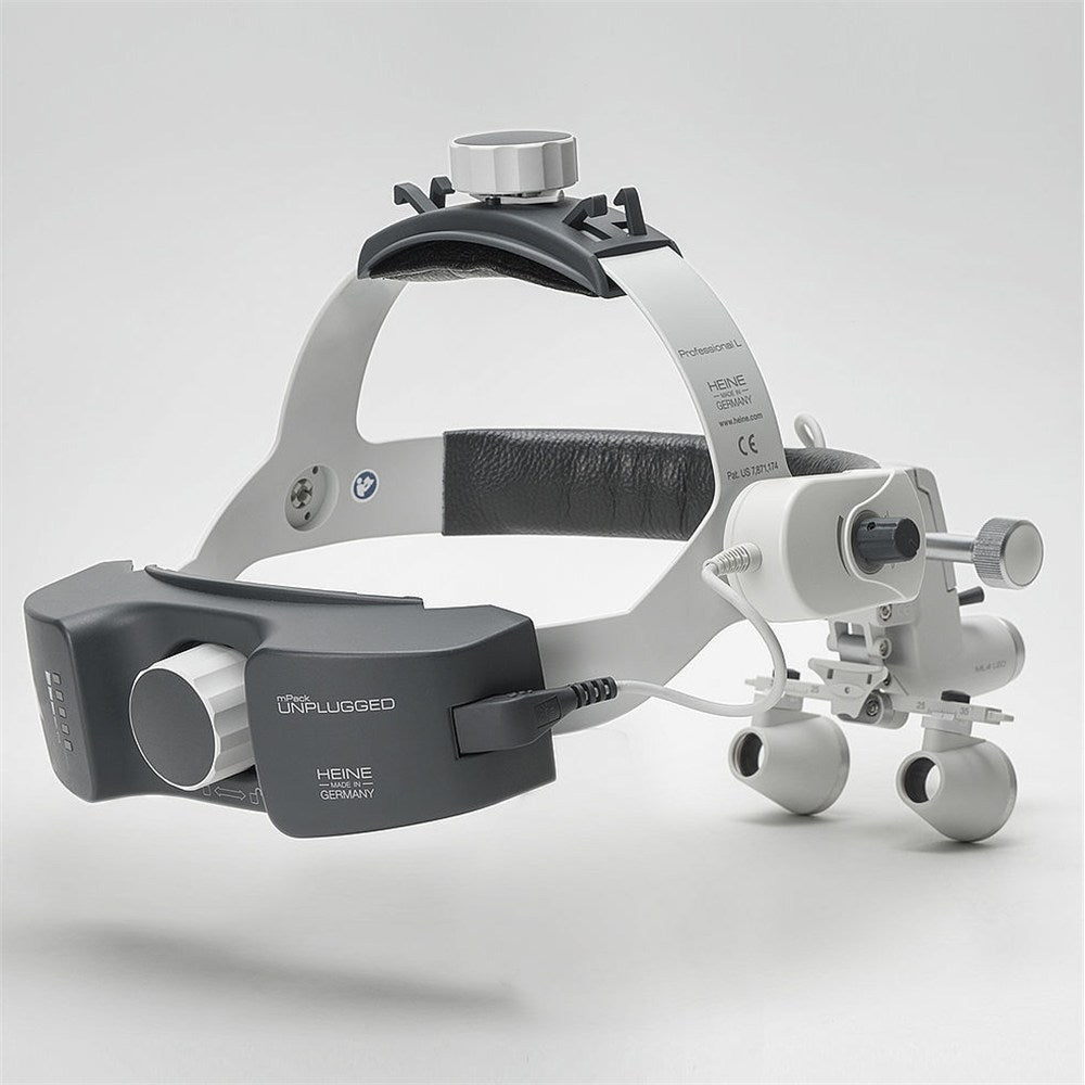 HEINE ML4 LED Headlight Kit, EN50 Unplugged Power Source, HR Binocular Loupe 2.5 x / 340mm. MPN: J-008.31.458 - Image 5