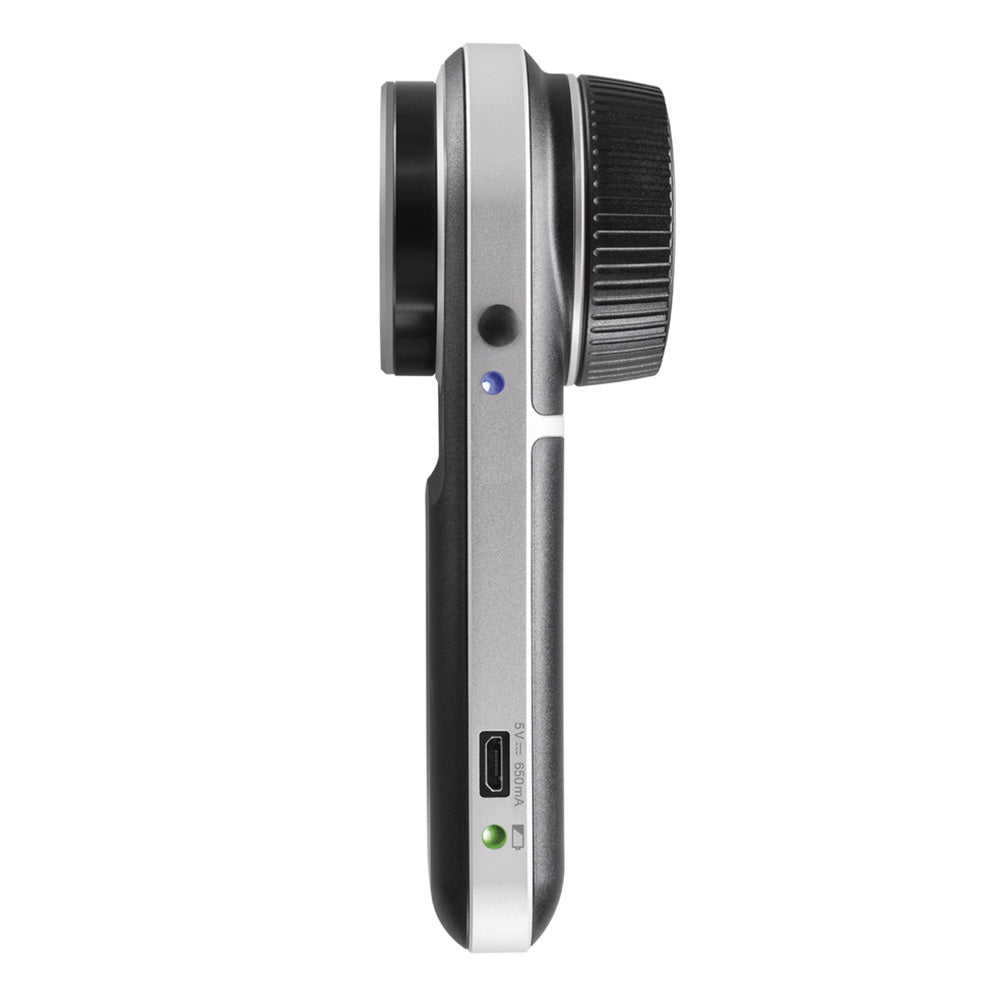 HEINE DELTAone LED Dermatoscope, Contact Plate (with scale), BLACK, USB cord, Transformer, and Case. MPN: K-210.28.305 - Image 3