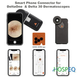 HEINE DELTAone LED Dermatoscope, Contact Plate (with scale), BLACK, USB cord, Transformer, and Case. MPN: K-210.28.305 - Image 5