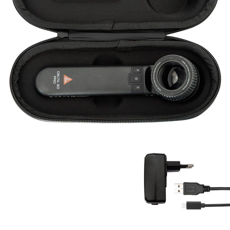 HEINE DELTA 30 PRO LED Dermatoscope, Contact Plate with scale, USBC Power Supply, Case. MPN: K-235.28.305 - Image 3
