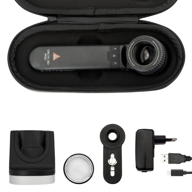 HEINE DELTA 30 PRO LED Dermatoscope BUNDLE. MPN: K-236.28.306