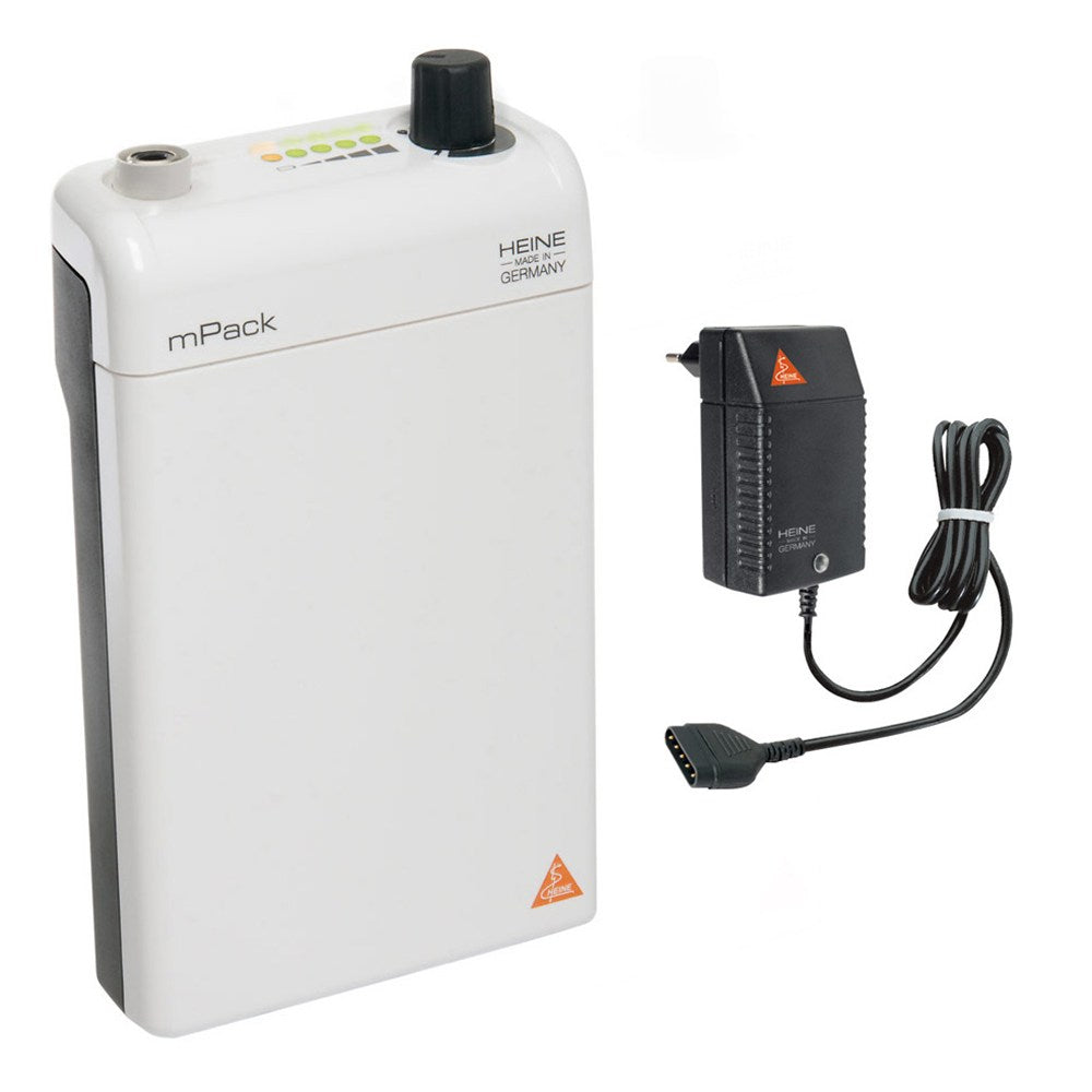HEINE mPack Power Pack with Battery and Plug-In Transformer, for ML4 Headlights & OMEGA 500. MPN: X-007.99.672