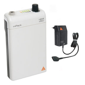 HEINE mPack Power Pack with Battery and Plug-In Transformer, for ML4 Headlights & OMEGA 500. MPN: X-007.99.672