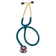 3M Littmann Classic II Pediatric Stethoscope, Rainbow-finish Chestpiece, Caribbean Blue Tube. MPN: 2153