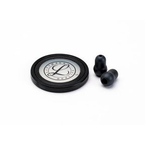 Littmann Spare Parts Kit for Master Cardiology Stethoscope: Small Snap Tight Soft-Sealing Eartips, Rim/Diaphragm, Black, 10 kits/cs. MPN: 40011