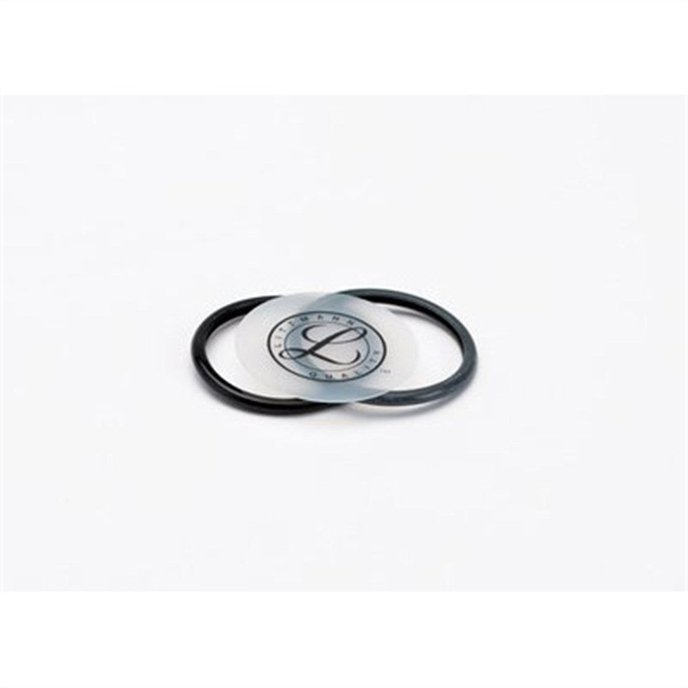 Littmann Spare Parts Kit for Classic II Pediatric Stethoscope: Black Rim, Diaphragm, Gray Rim, each. MPN: 40012E