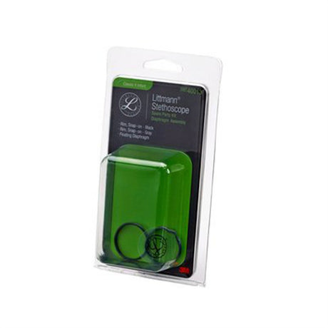 Littmann Spare Parts Kit for Classic II Infant Stethoscope: Black Rim, Diaphragm, Gray Rim, 10 kits/cs. MPN: 40013 - Image 2