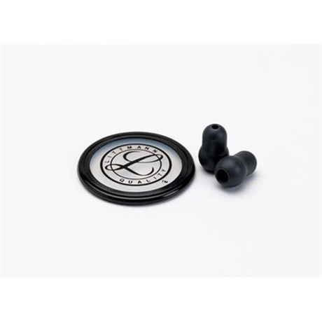Littmann Spare Parts Kit for Master Classic Stethoscope: Small Snap Tight Soft-Sealing Eartips, Rim/Diaphragm, Black, 10 kits/cs. MPN: 40022