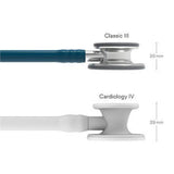 3M Littmann Classic III Stethoscope, Caribbean Blue Tube. MPN: 5623 - Image 4