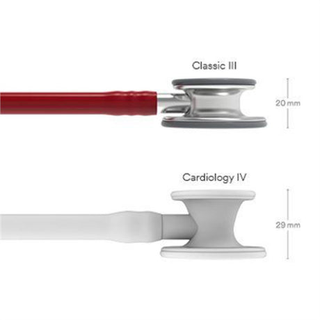 3M Littmann Classic III Stethoscope, Burgundy Tube. MPN: 5627 - Image 4