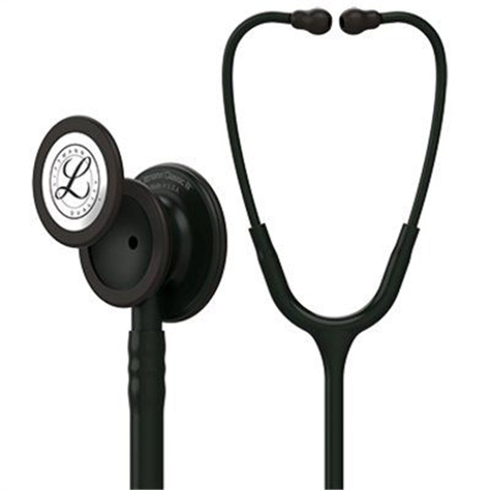 3M Littmann Classic III Stethoscope, Black Edition Chestpiece, Black Tube. MPN: 5803