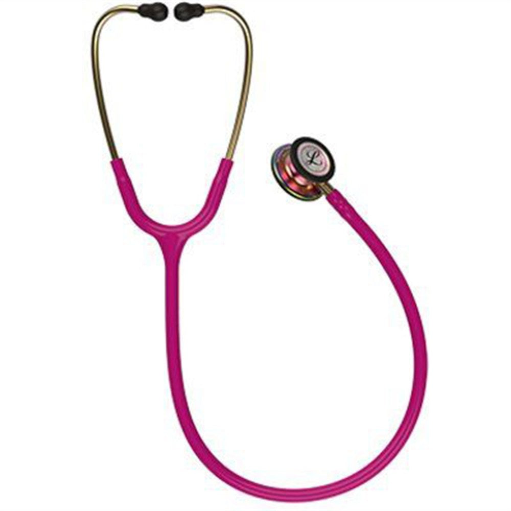 3M Littmann Classic III Stethoscope, Rainbow Chestpiece, Raspberry Tube. MPN: 5806 - Image 3