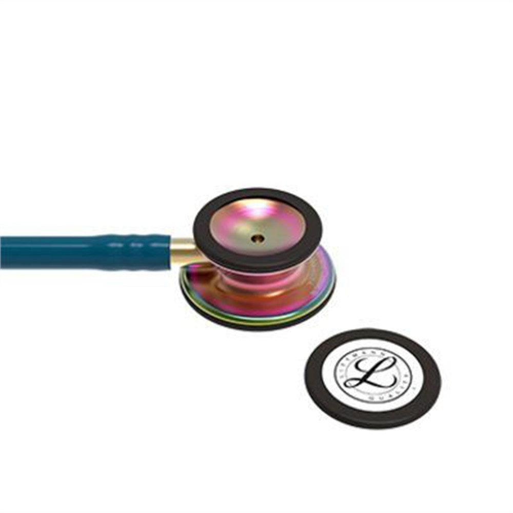3M Littmann Classic III Stethoscope, Rainbow Chestpiece, Caribbean Blue Tube. MPN: 5807 - Image 2