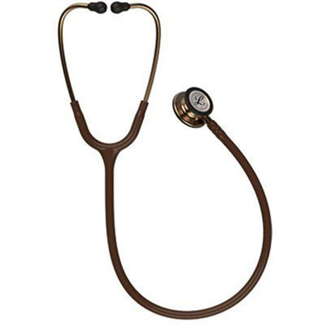 3M Littmann Classic III Stethoscope, Copper Chestpiece, Chocolate Tube. MPN: 5809 - Image 3