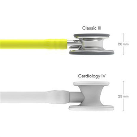 3M Littmann Classic III Stethoscope, Lemon-Lime Tube. MPN: 5839 - Image 4
