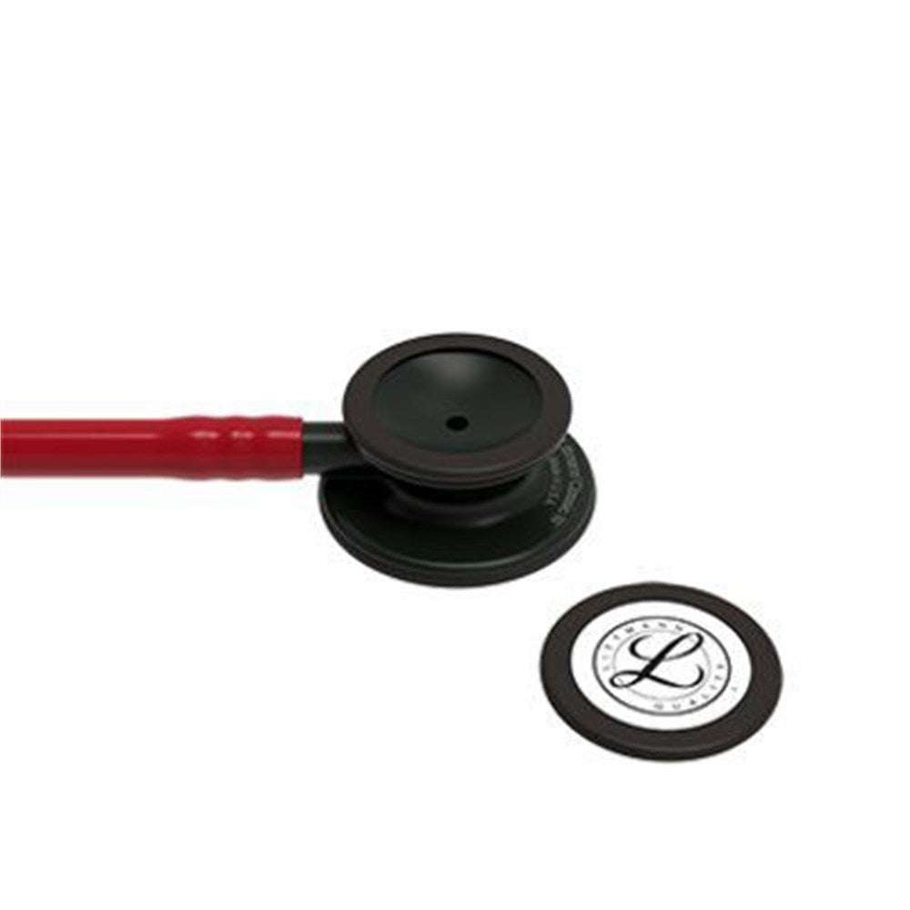 3M Littmann Classic III Stethoscope, Black Chestpiece, Stem & Headset, Burgundy Tube. MPN: 5868 - Image 2