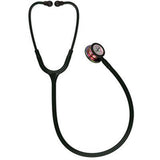 3M Littmann Classic III Stethoscope, Rainbow Chestpiece, Black Stem & Headset, Black Tube. MPN: 5870 - Image 3