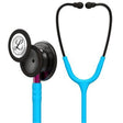 3M Littmann Classic III Stethoscope, Smoke Chestpiece, Turquoise Tube, Pink Stem & Smoke Headset. MPN: 5872