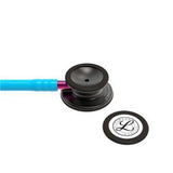 3M Littmann Classic III Stethoscope, Smoke Chestpiece, Turquoise Tube, Pink Stem & Smoke Headset. MPN: 5872 - Image 2