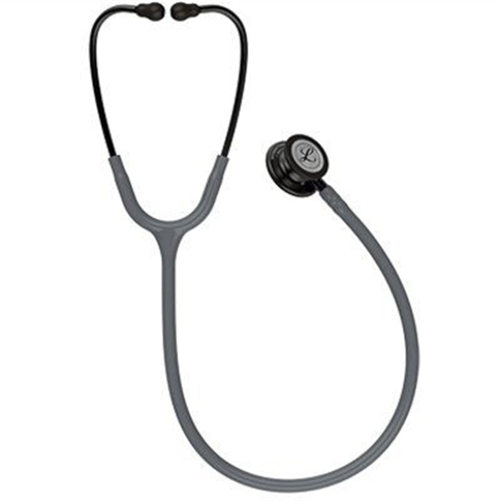 3M Littmann Classic III Stethoscope, Smoke Chestpiece, Gray Tube, Violet Gray Stem & Smoke Headset. MPN: 5873 - Image 3