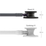 3M Littmann Classic III Stethoscope, Smoke Chestpiece, Gray Tube, Violet Gray Stem & Smoke Headset. MPN: 5873 - Image 4