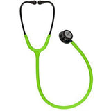 3M Littmann Classic III Stethoscope, Smoke Chestpiece, Lime Green Tube, Blue Stem & Smoke Headset. MPN: 5875 - Image 3