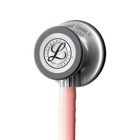 Littmann CLASSIC III Stethoscope, Stainless-Finish Chestpiece, Satin-Finish Champagne Rose Tube. MPN: 5910C - Image 2