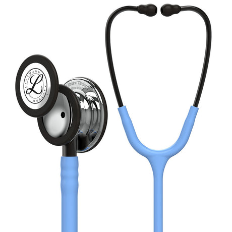 3M Littmann Classic III Stethoscope, Mirror Chestpiece, Ceil Blue Tube, Smoke Stem and Smoke Headset. MPN: 5959