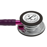3M Littmann Classic III Stethoscope, Mirror Chestpiece, Plum Tube, Pink Stem and Smoke Headset. MPN: 5960 - Image 2