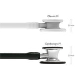 3M Littmann Cardiology IV Stethoscope, Standard Chestpiece, Black Tube, Stainless Stem & Headset. MPN: 6152 - Image 4