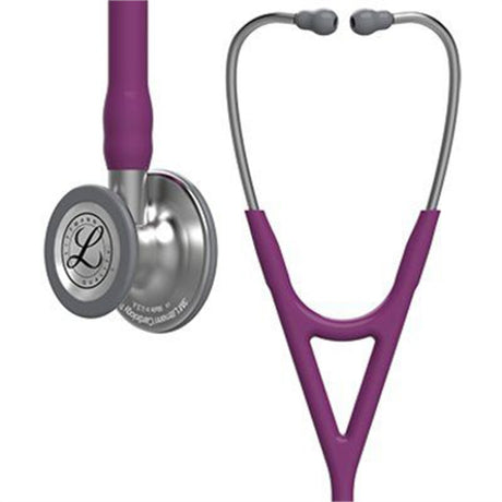 3M Littmann Cardiology IV Stethoscope, Standard Chestpiece, Plum Tube, Stainless Stem & Headset. MPN: 6156