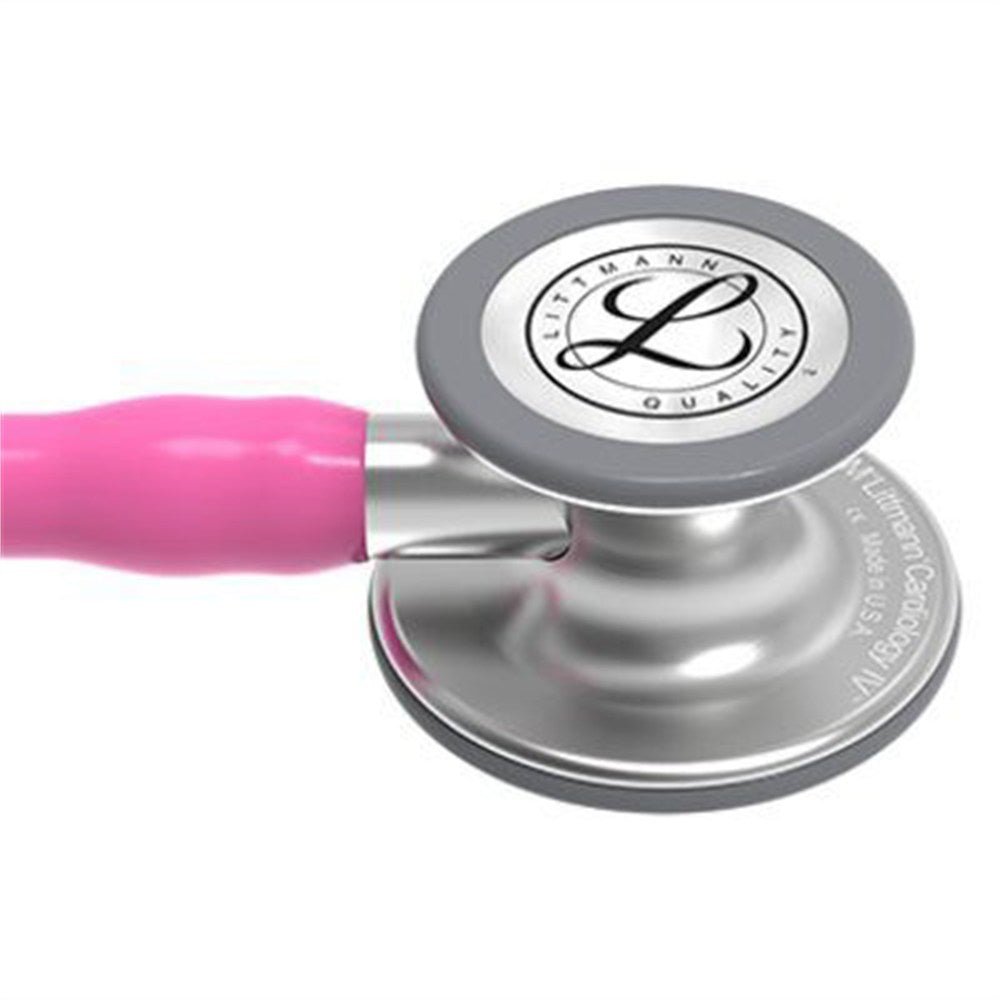 3M Littmann Cardiology IV Stethoscope, Standard Chestpiece, Rose Pink Tube. MPN: 6159 - Image 2