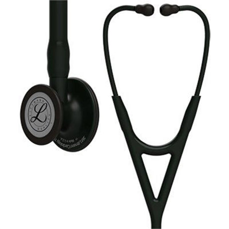 3M Littmann Cardiology IV Stethoscope, Black Chestpiece, Black Tube, Stem & Headset. MPN: 6163