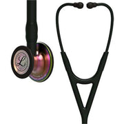 3M Littmann Cardiology IV Stethoscope, Rainbow Chestpiece, Black Tube, Stem & Headset. MPN: 6165