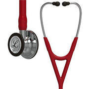 3M Littmann Cardiology IV Stethoscope, Mirror Chestpiece & Stem, Burgundy Tube, Stainless Headset. MPN: 6170