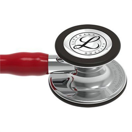 3M Littmann Cardiology IV Stethoscope, Mirror Chestpiece & Stem, Burgundy Tube, Stainless Headset. MPN: 6170 - Image 2
