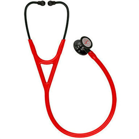 3M Littmann Cardiology IV Stethoscope, Limited Edition, High Polish Smoke Chestpiece, Red Tube. MPN: 6182 - Image 3