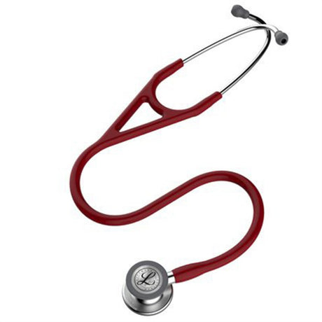3M Littmann Cardiology IV Stethoscope, Burgundy Tube. MPN: 6184 - Image 2
