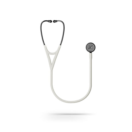 Littmann CARDIOLOGY IV Stethoscope, Black Matte Chestpiece, Satin-Finish Alabaster Tube. MPN: 6186C - Image 3
