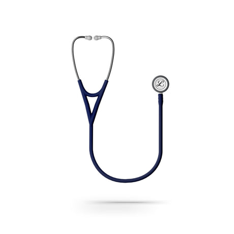 Littmann CARDIOLOGY IV Stethoscope, Stainless-Finish Chestpiece, Satin-Finish Midnight Blue Tube. MPN: 6187C - Image 3