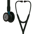 3M Littmann Cardiology IV Stethoscope, Black Chestpiece, Black Tube, Blue Stem & Black Headset. MPN: 6201